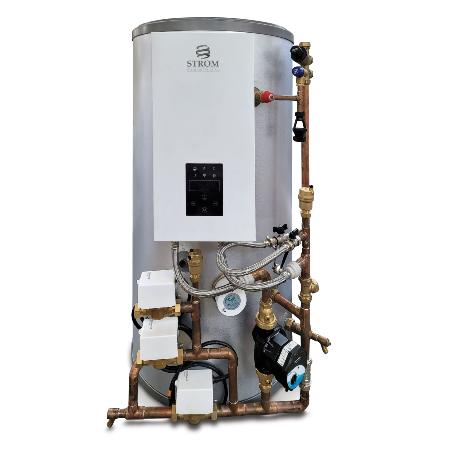 An image of Strom All in One 14.4Kw Single Phase Heat Only boiler & 170L Preplumbed Indirect...