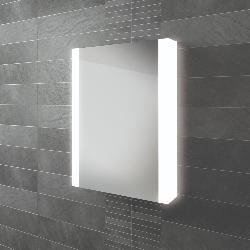 HIB Paragon 50 LED Illuminated Aluminium Mirror Cabinet 51800