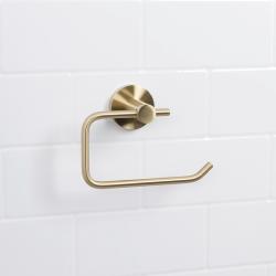 Bristan Round Toilet Roll Holder Brushed Brass RD ROLL BB