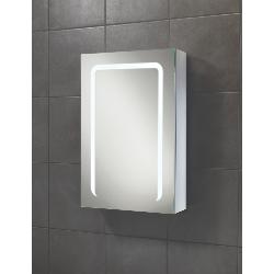 HIB Stratus 50 LED Demisting Aluminium Mirror Cabinet 46800