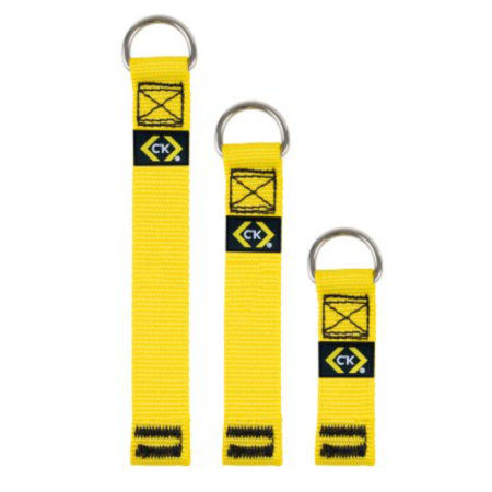 C.K D-Ring Tether, 100, 150 and 200 mm (Pack of 3) T8004