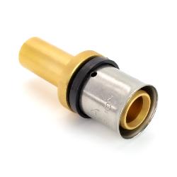 Plumb2u 20-15mm Tail Copper Adapter Press Fitting ZL-KY117-2015