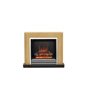 Be Modern 34” Devonshire Electric Fireplace in Natural Oak Finish 00510X