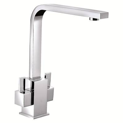 Highlife Girvan Twin Lever Sink Mixer Chrome 12931