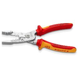 Knipex Wire Stripper Metric Insulated Multi-component Grips VDE Chrome-plated 200mm 13 76 200 ME