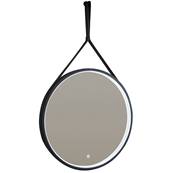 Highlife Granton 60cm Round Mirror Black Strap 47800