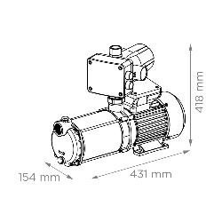 Saniflo SaniMHP 9-50 PC4 Multi-stage Centrifugal Pump 70012