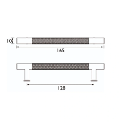 Heritage Pull Handle 128mm Brushed Brass AHBB108