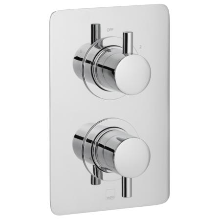 Vado DX Celsius 2 Outlet, 2 Handle Concealed Thermostatic Valve CEL-148D/2/SQ-C/P
