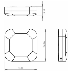 Heatmiser Wireless Air Sensor HMWAS
