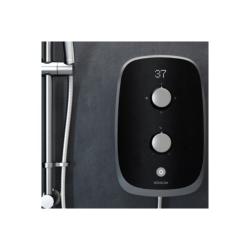 Aqualisa Evolve Electric Shower Black/Satin Silver 10.5kW VOTZ27