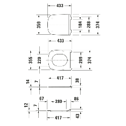 Duravit DuraStyle Toilet Seat White 0063710000