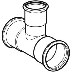 Geberit Mapress Copper T-piece, reduced: d=22mm, d1=15mm, d2=22mm - 61256