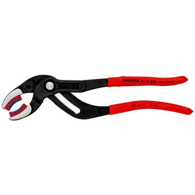 An image of Knipex Siphon and Connector Pliers Plastic Coated Black Atramentized 250mm 81 11...