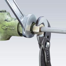 Knipex Multiple Slip Joint Spanner Plastic Coated Grey Atramentized 250mm 87 41 250