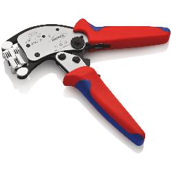 Knipex Twistor16 Self-Adjusting Crimping Pliers for Wire Ferrules Chrome-plated 200mm 97 53 18