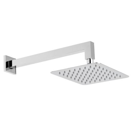 Vado Aquablade Square Slimline Shower Head with Arm 200mm (8")AQB-SQ/20/SA/A-C/P
