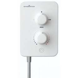 Gainsborough Slim Mono Electric Shower White 9.5kw GSM95