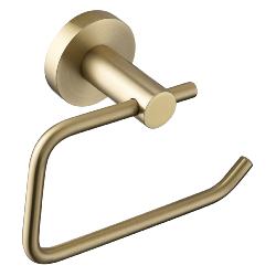 Bristan Round Toilet Roll Holder Brushed Brass RD ROLL BB