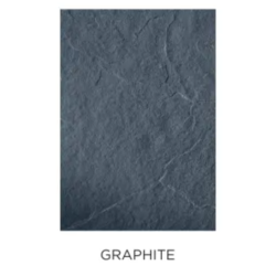 Merlyn Truestone 1200x800mm Rectangular Tray Graphite Slate Black T128RTG