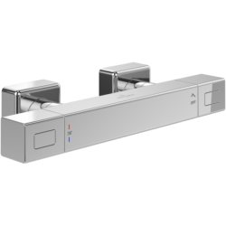 Villeroy & Boch Universal Wall Mounted Square Thermostatic Shower Mixer Valve Chrome TVS00001800061
