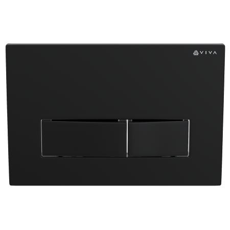Viva Skylo Ultra22 Matt Black Dual Flush Plate ULTRA22