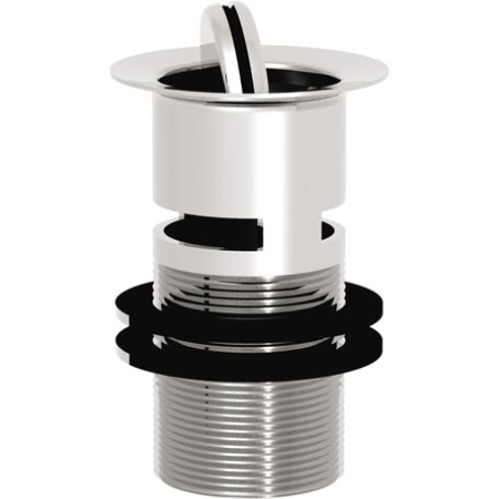 Bristan Round Fliptop Basin Waste Slotted Chrome W BASIN12 C