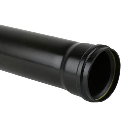 Davant Single Socket Pipe 110mm X 4M Black SPB0040