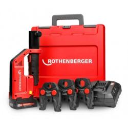 Rothenberger Romax Compact 3.0 Bluetooth Enabled Press Tool & SV Profile Jaw Set 15-22-28mm -