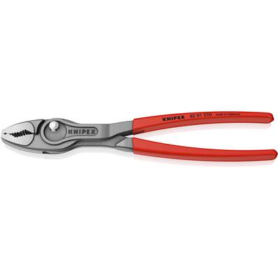 An image of Knipex Twingrip Front & Side Gripping Pliers Plastic Coated Grey Atramentized 25...