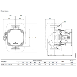 Grundfos ALPHA2 GO 25-40 130 - 93074270