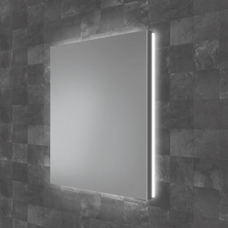 HIB Atrium 50 Semi-Recessed LED Aluminium Mirror Cabinet 53000