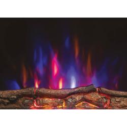 Be Modern Azonto Electric Wall Fire Grey Glass 65064