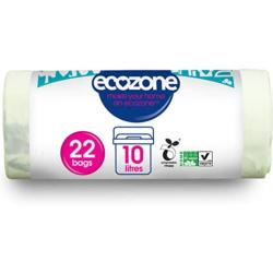Ecozone Compostable Caddy Liners 10L (22 Bags)