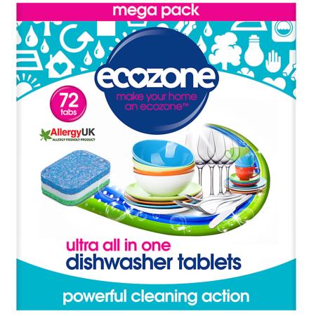 An image of Ecozone Ultra All in One Dishwasher (72 Tablets)