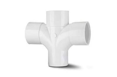 Polypipe Cross Tee 92½° 40mm WS38W