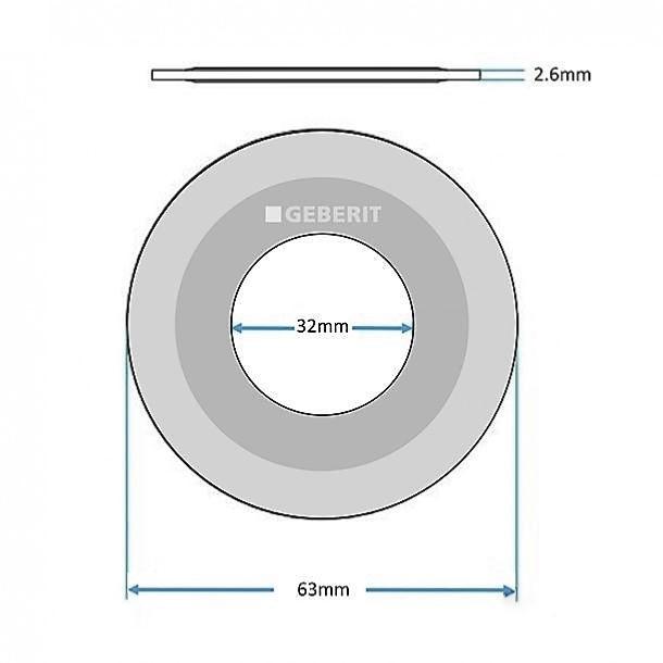 Geberit Replacement Flush Valve SealPlumb 2 U