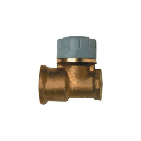 Polypipe PolyPlumb Wall Plate Elbow (Brass) 15mm x 1/2” (Use PTFE Tape To Seal Threads) PB1315