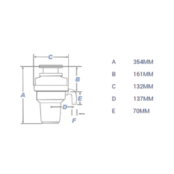 Waste Maid Elite S-Series S-599 Economy Food Waste Disposal