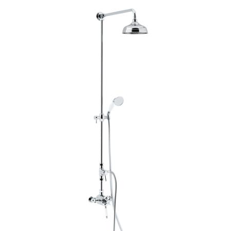 Heritage Dawlish Exposed Shower with Premium Fixed Riser Kit & Diverter to Handset SDCDUAL07