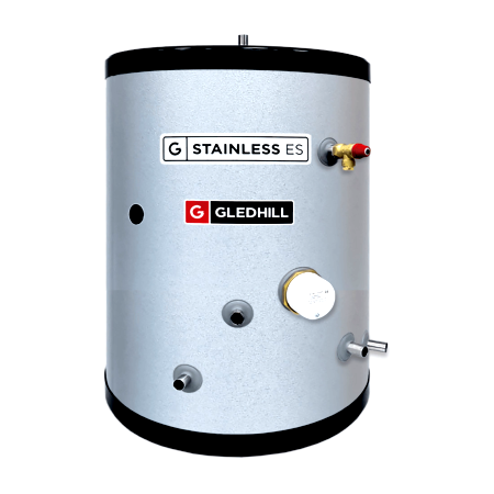 Gledhill Stainless ES Unvented Indirect 120L Hot Water Cylinder SESINPIN120