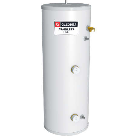 Gledhill Stainless Pro Unvented Direct 210L Hot Water Cylinder PRODR210