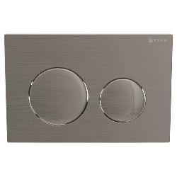 Viva Skylo Ultra15 Brushed Nickel Dual Flush Plate ULTRA15