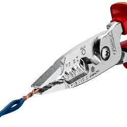 Knipex Wire Stripper Metric Insulated Multi-component Grips VDE Chrome-plated 200mm 13 76 200 ME