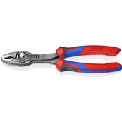 Knipex TwinGrip Front & Side Gripping Pliers with Comfort Handles Grey Atramentized 200mm 82 02 200