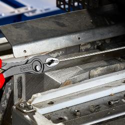 Knipex TwinGrip Front & Side Gripping Pliers with Comfort Handles Grey Atramentized 200mm 82 02 200