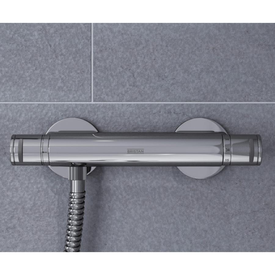 Bristan Artisan Thermostatic Surface Mounted Bar Shower Valve with