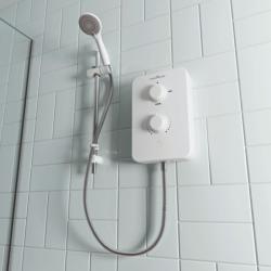 Gainsborough Slim Duo Electric Shower White 10.5kw GSD105