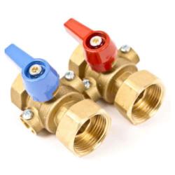 Polypipe UFH 1" Isolation Valves (Pair) PB01732
