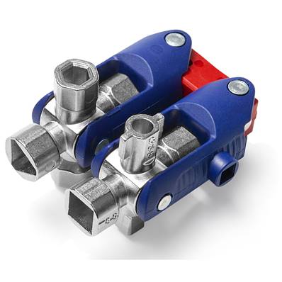 An image of Knipex Universal Key Jointkey Quadro for all Standard Shut-off Systems 63mm 00 1...